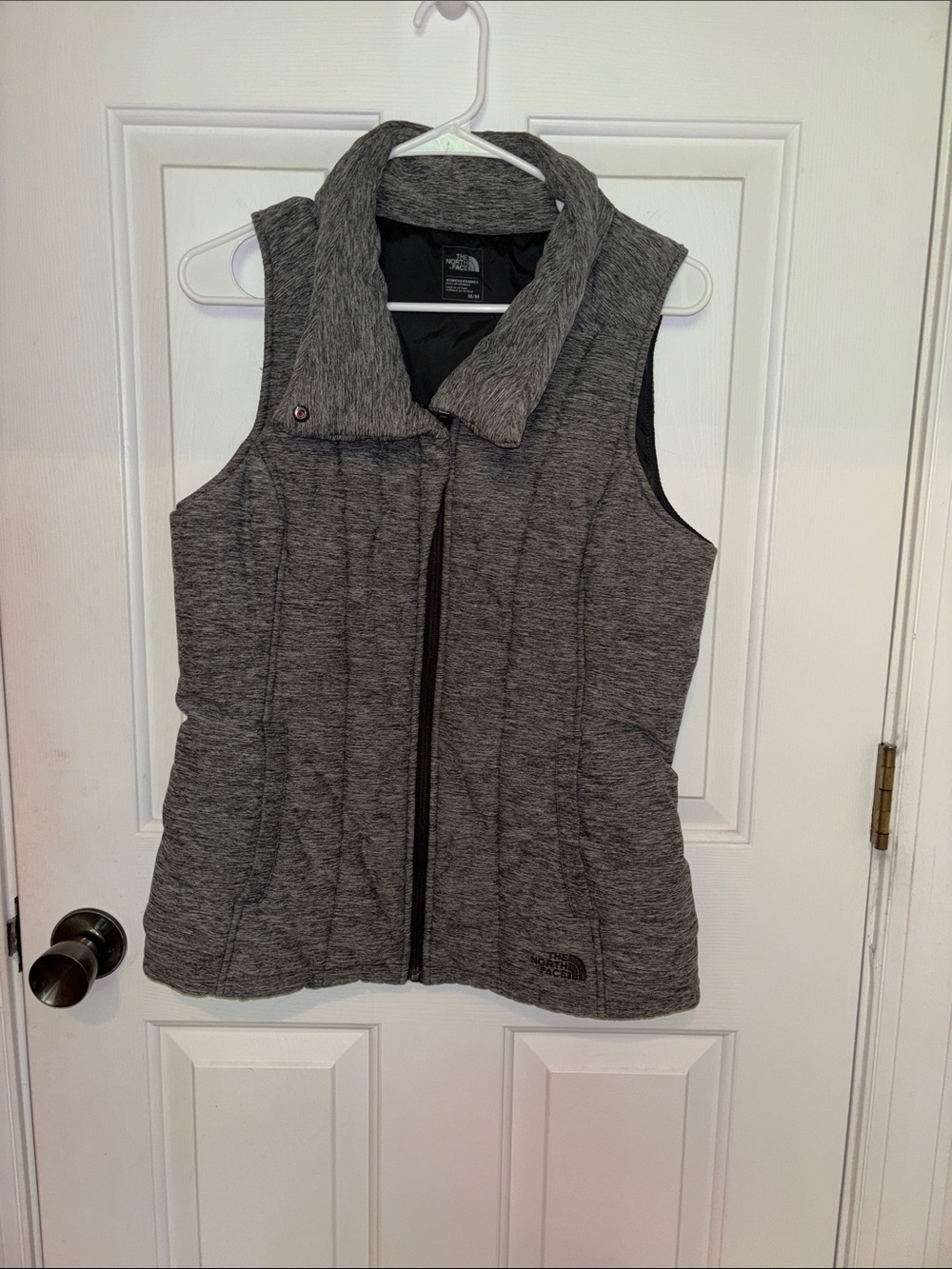 The North Face Women’s Heather Gray Quilted Vest